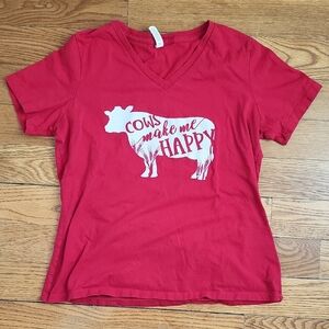 Ladies Cow Shirt